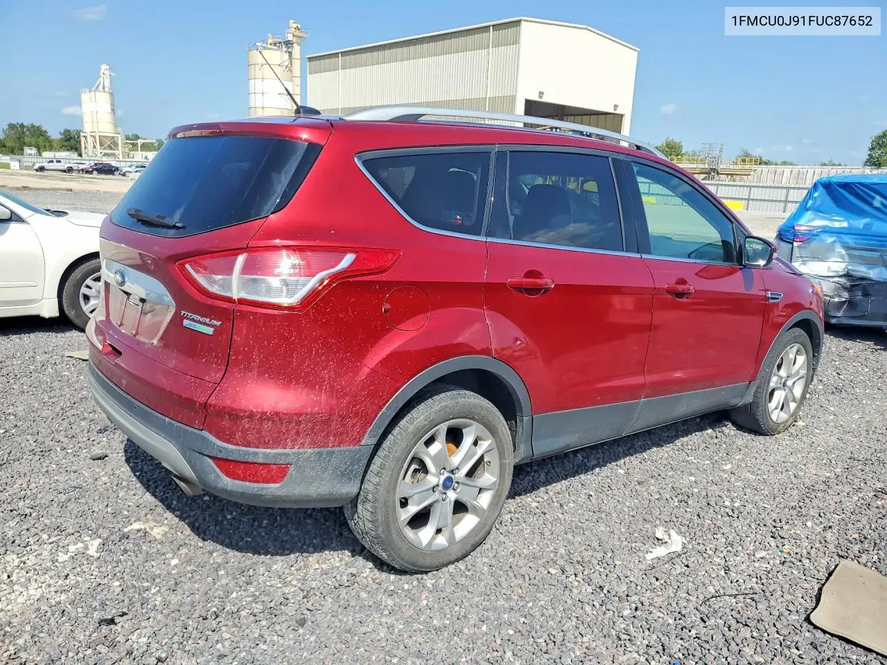 2015 FORD ESCAPE VIN 1FMCU0J91FUC87652 — фото 3