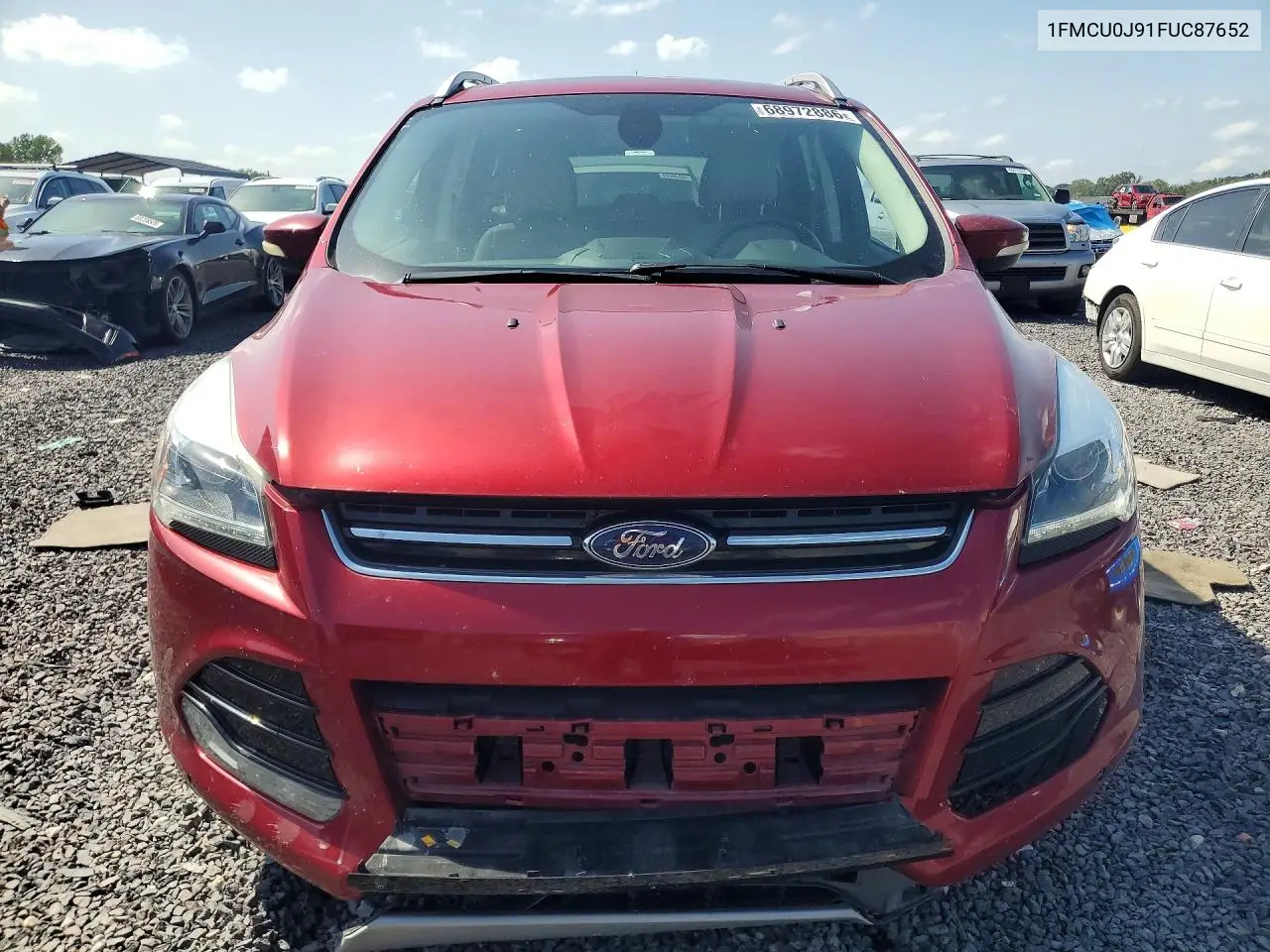 2015 FORD ESCAPE VIN 1FMCU0J91FUC87652 — фото 5