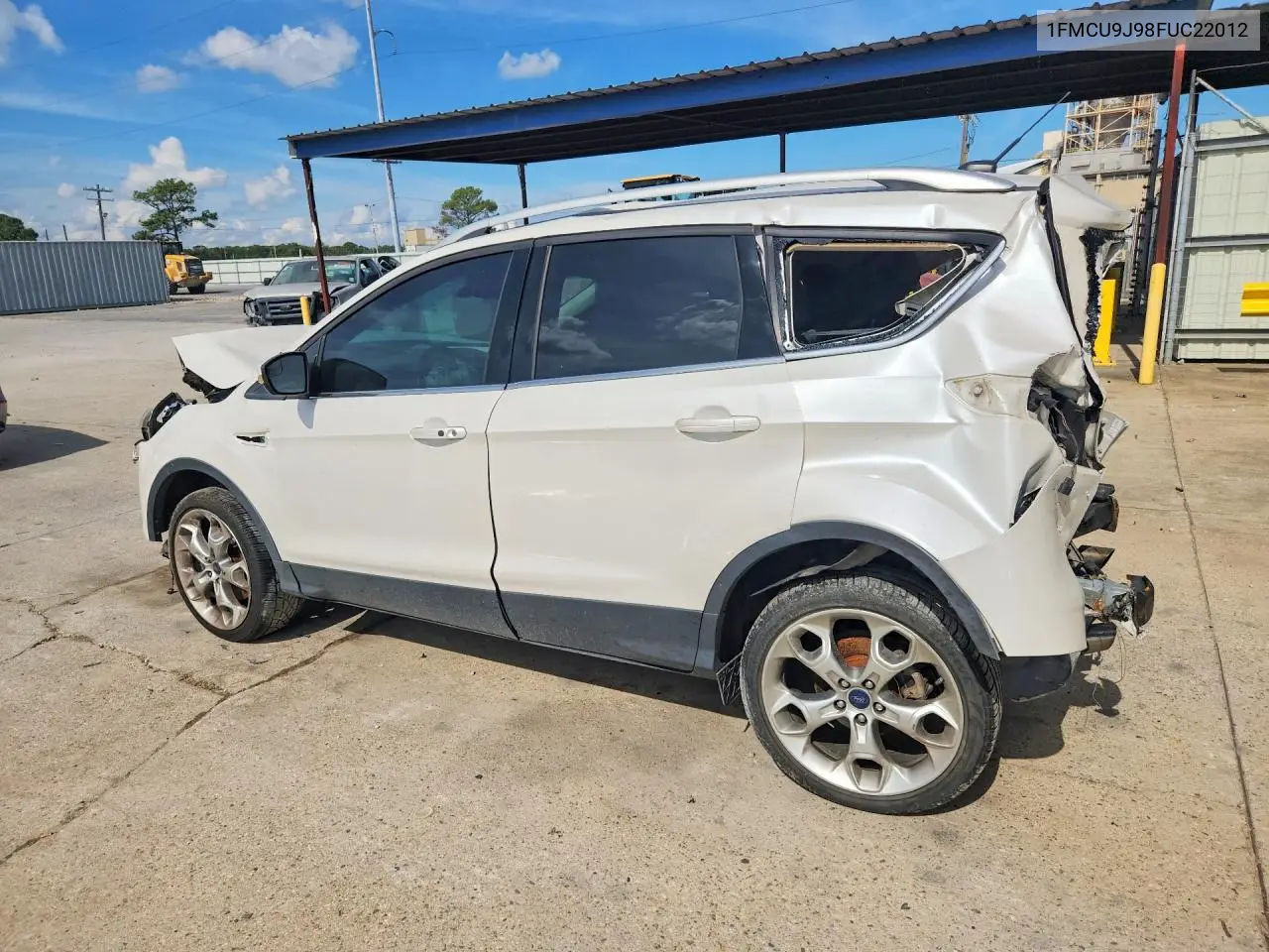 2015 FORD ESCAPE VIN 1FMCU9J98FUC22012 — фото 2