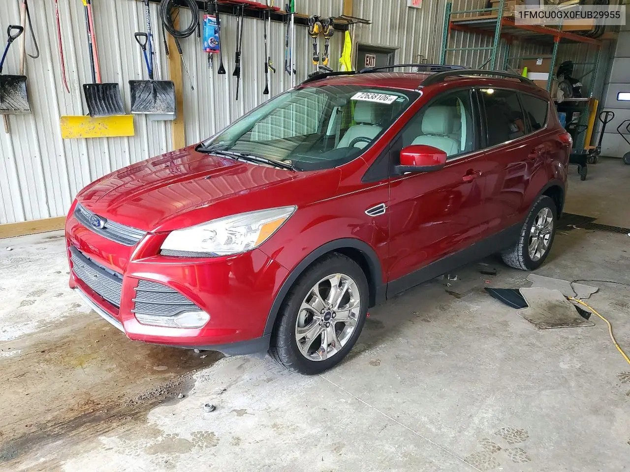 FORD ESCAPE 2015, VIN 1FMCU0GX0FUB29955