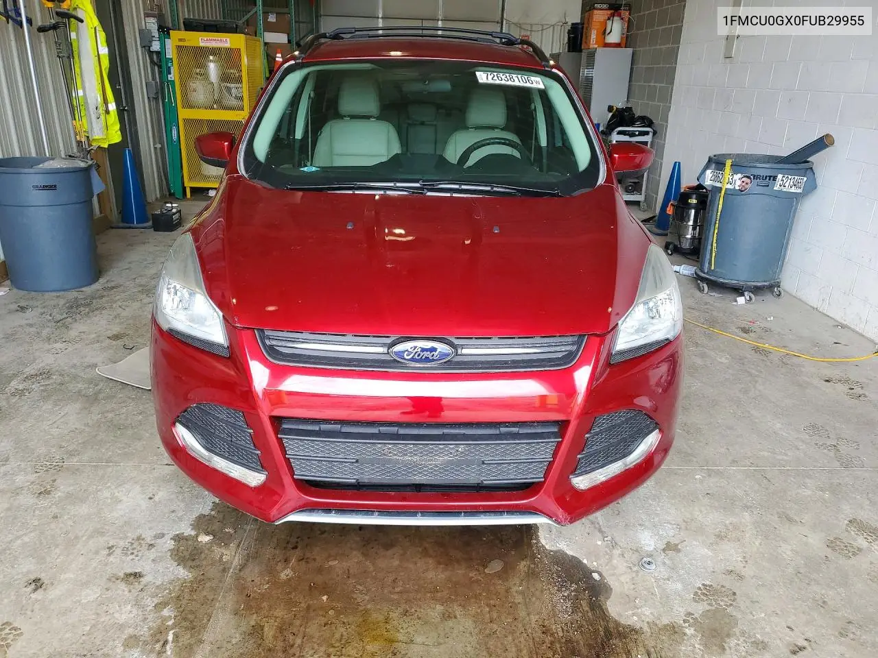 2015 FORD ESCAPE VIN 1FMCU0GX0FUB29955 — фото 5