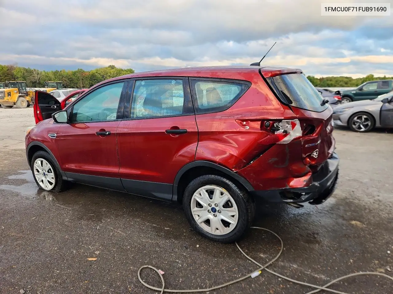 2015 FORD ESCAPE VIN 1FMCU0F71FUB91690 — фото 2