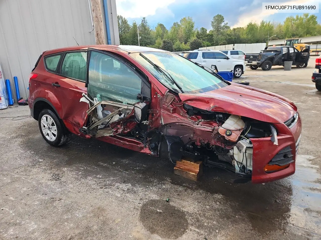 2015 FORD ESCAPE VIN 1FMCU0F71FUB91690 — фото 4