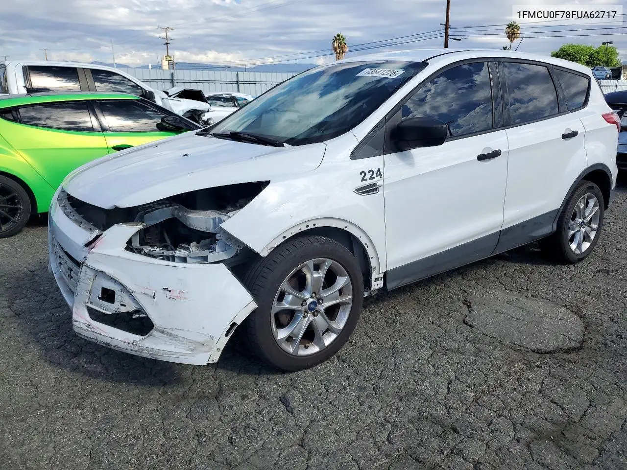 FORD ESCAPE 2015, VIN 1FMCU0F78FUA62717