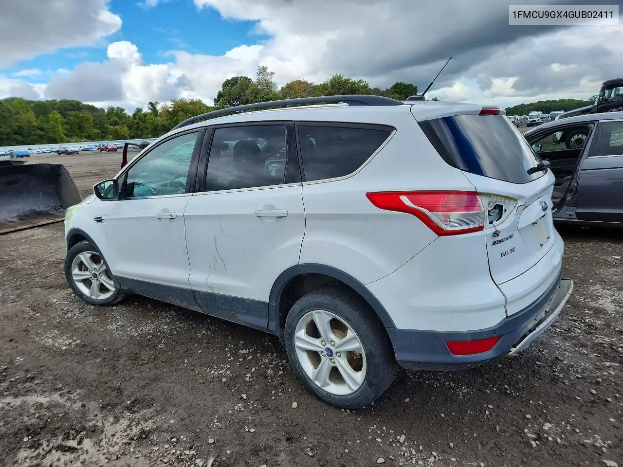 2016 FORD ESCAPE VIN 1FMCU9GX4GUB02411 — фото 2