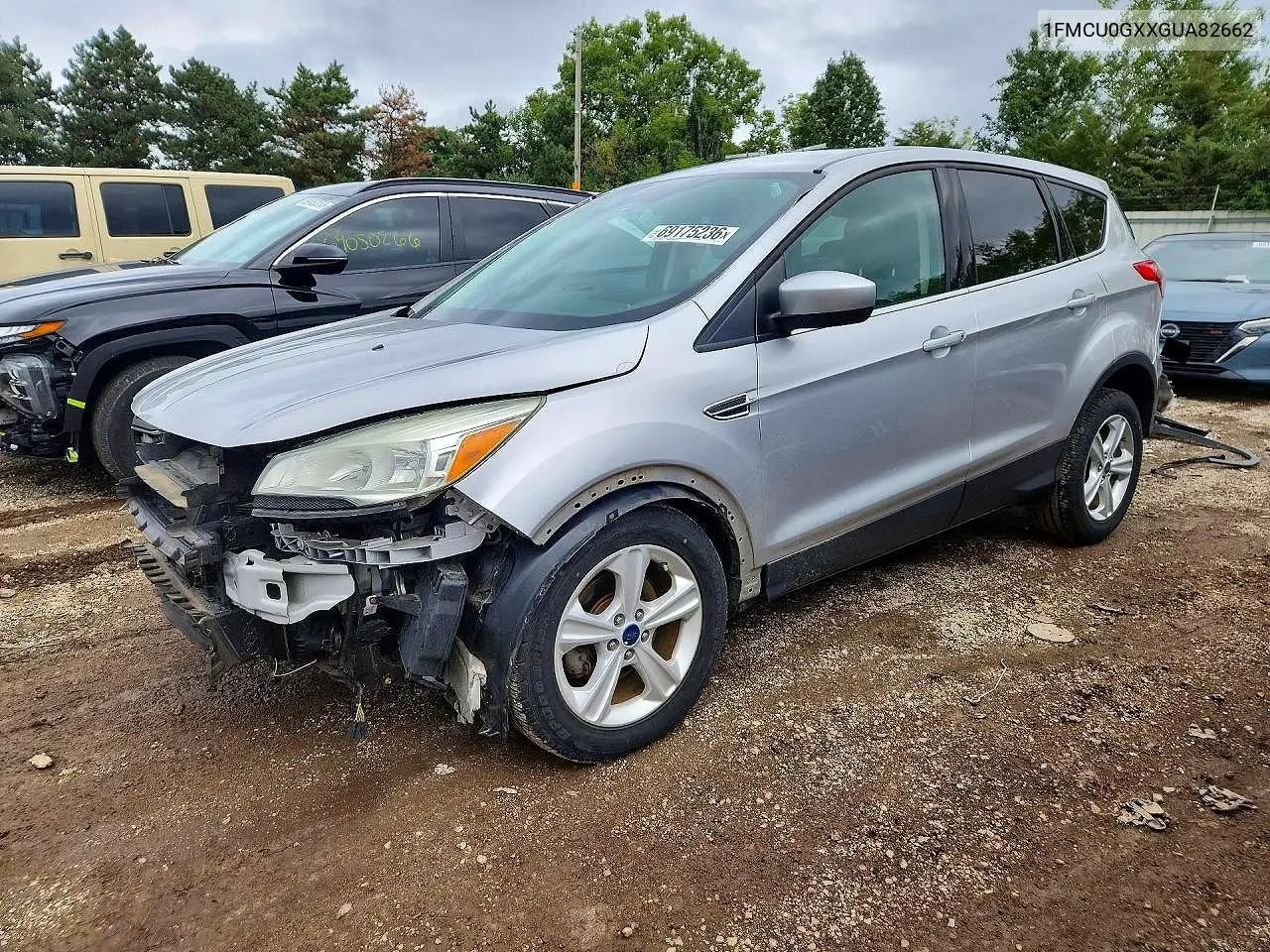 FORD ESCAPE 2016, VIN 1FMCU0GXXGUA82662