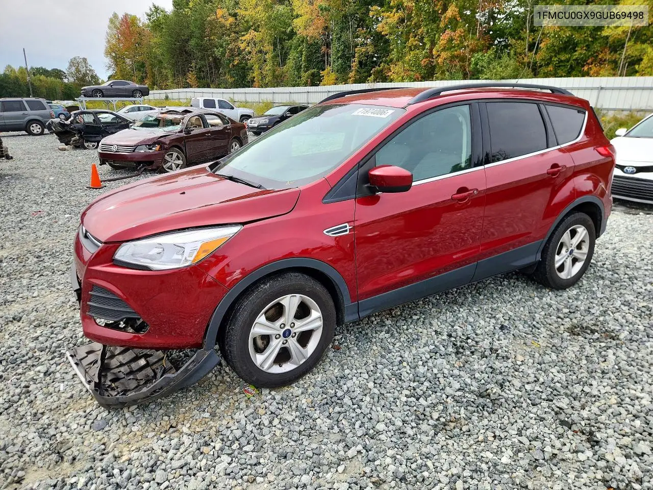 FORD ESCAPE 2016, VIN 1FMCU0GX9GUB69498