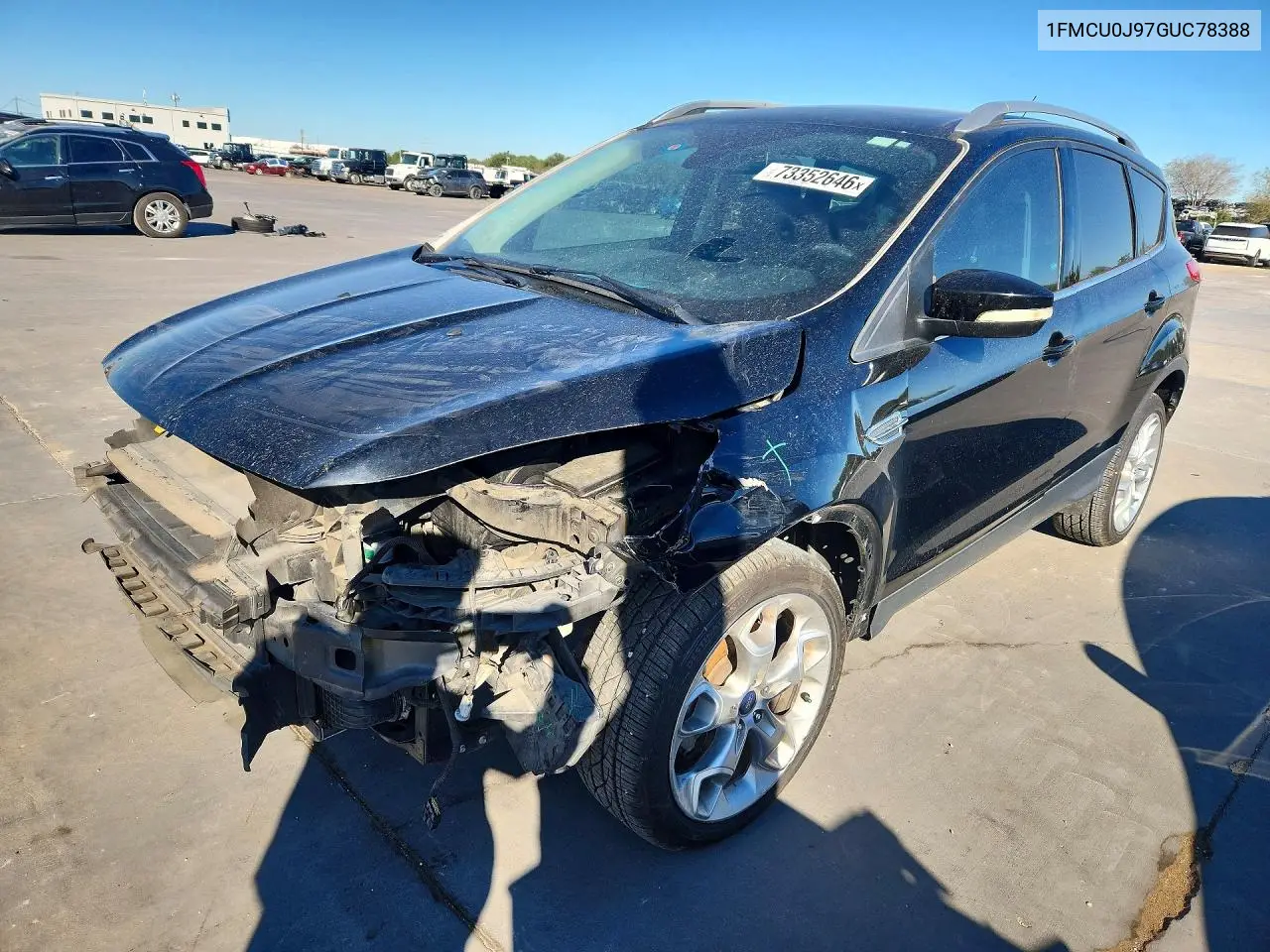FORD ESCAPE 2016, VIN 1FMCU0J97GUC78388