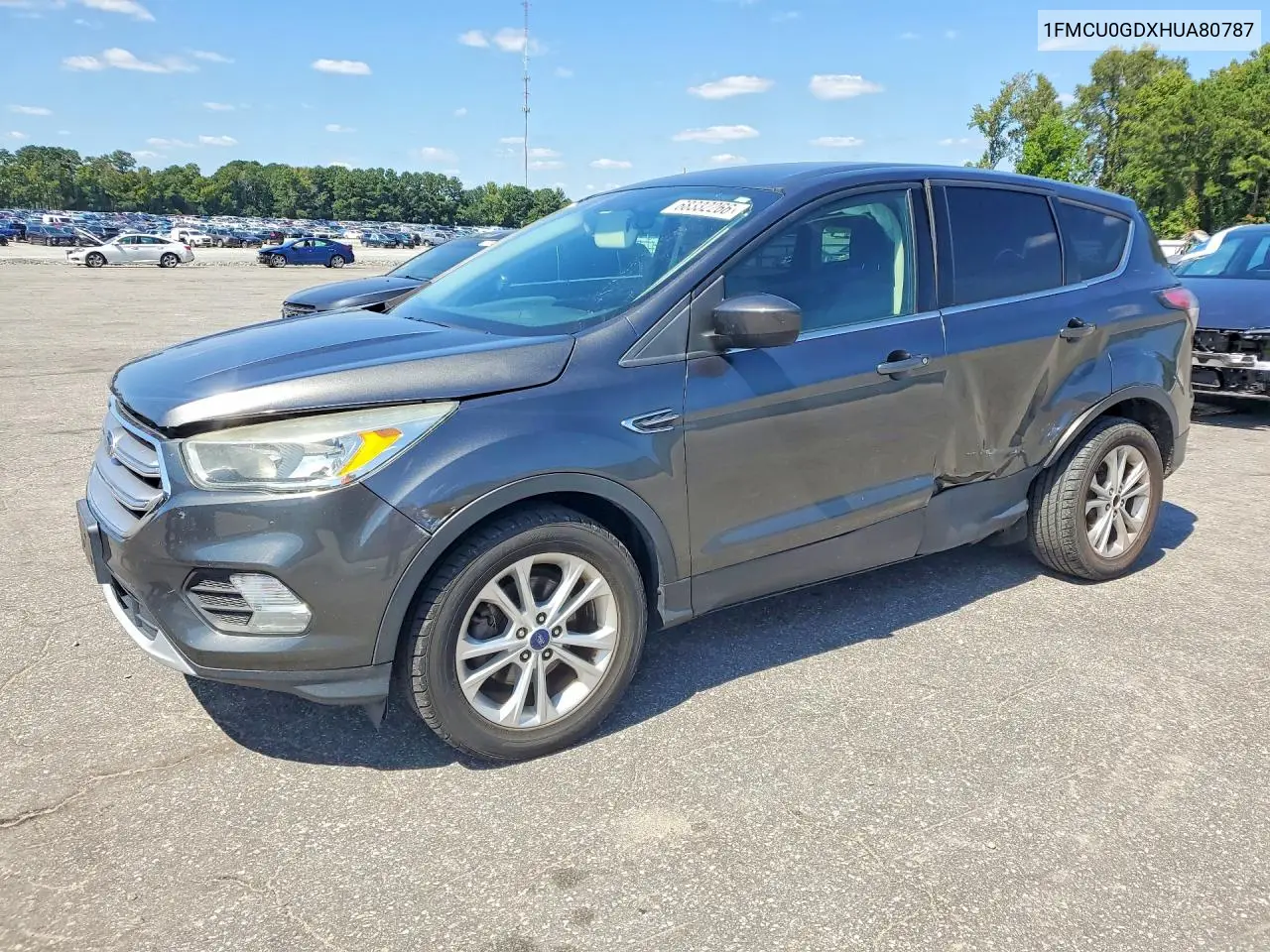 FORD ESCAPE 2017, VIN 1FMCU0GDXHUA80787