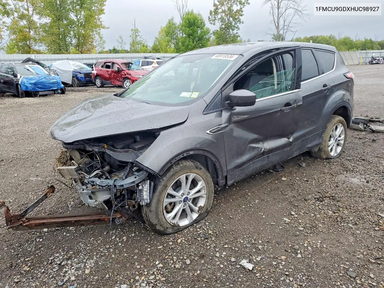 FORD ESCAPE 2017, VIN 1FMCU9GDXHUC98927