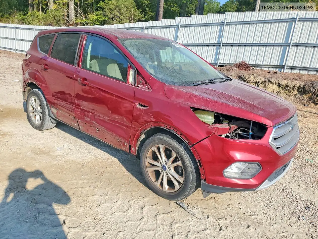 2017 FORD ESCAPE VIN 1FMCU0GD6HUD24192 — фото 4
