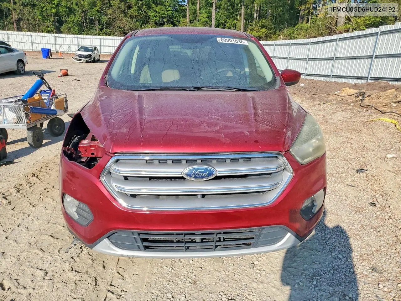 2017 FORD ESCAPE VIN 1FMCU0GD6HUD24192 — фото 5