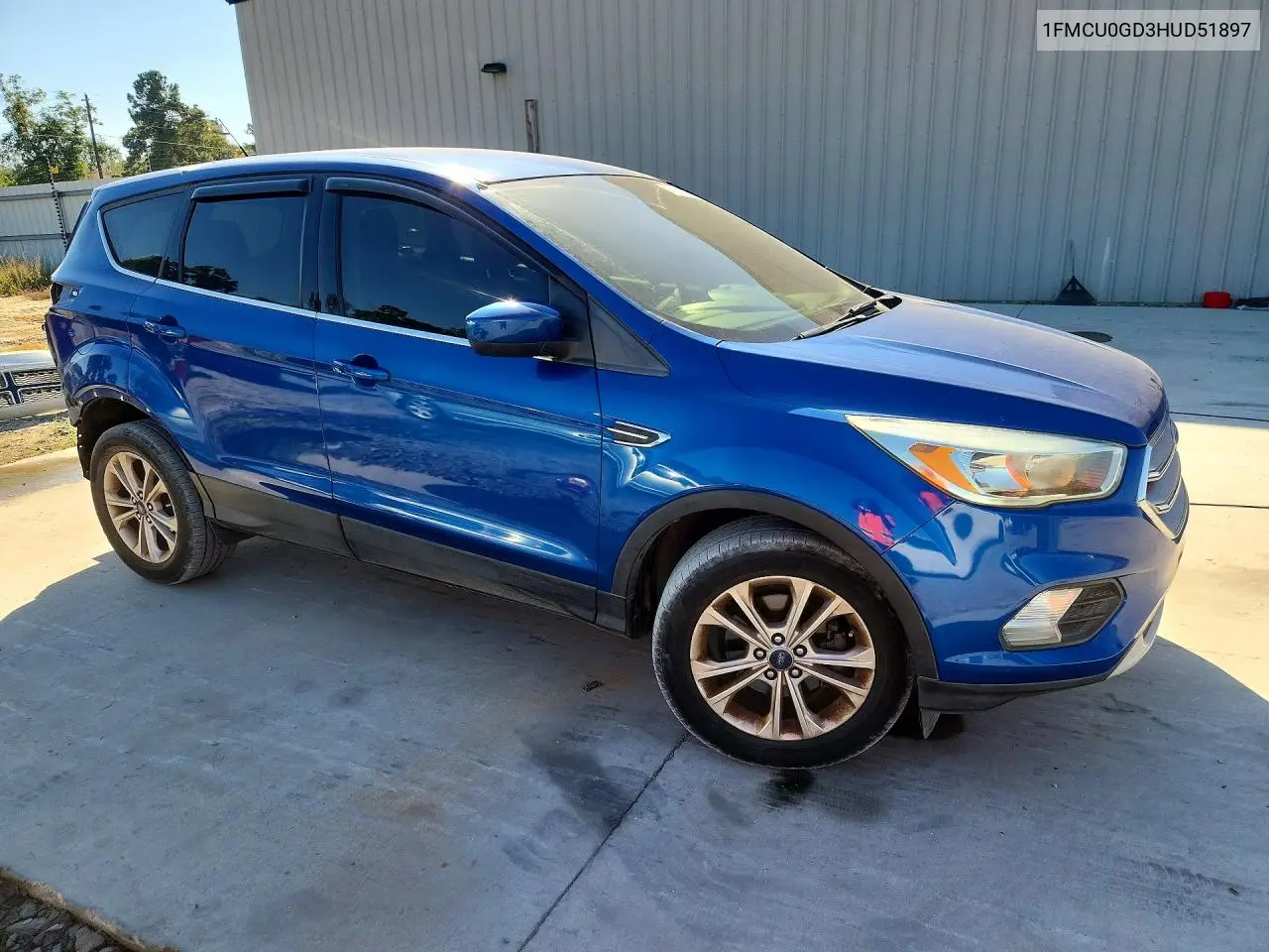 2017 FORD ESCAPE VIN 1FMCU0GD3HUD51897 — фото 4
