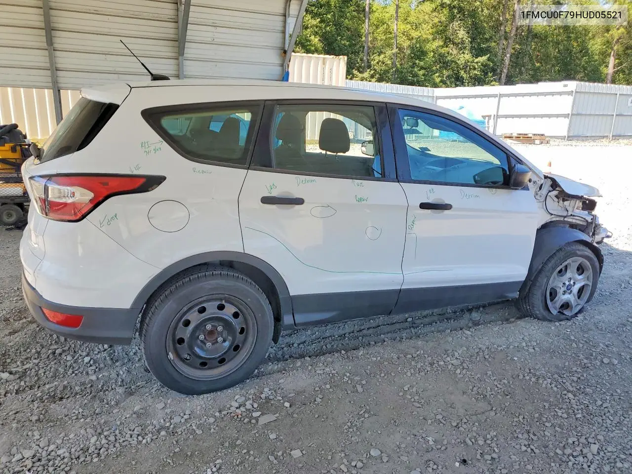 2017 FORD ESCAPE VIN 1FMCU0F79HUD05521 — фото 3