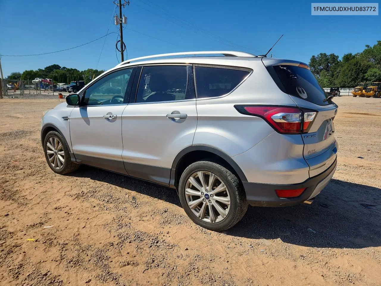 2017 FORD ESCAPE VIN 1FMCU0JDXHUD83772 — фото 2
