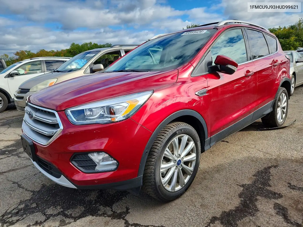 FORD ESCAPE 2017, VIN 1FMCU9J93HUD99621