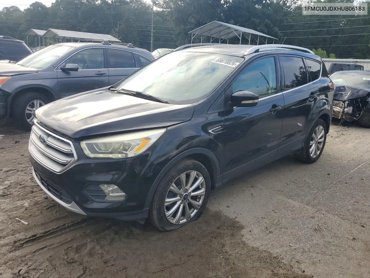 FORD ESCAPE 2017, VIN 1FMCU0JDXHUB06183