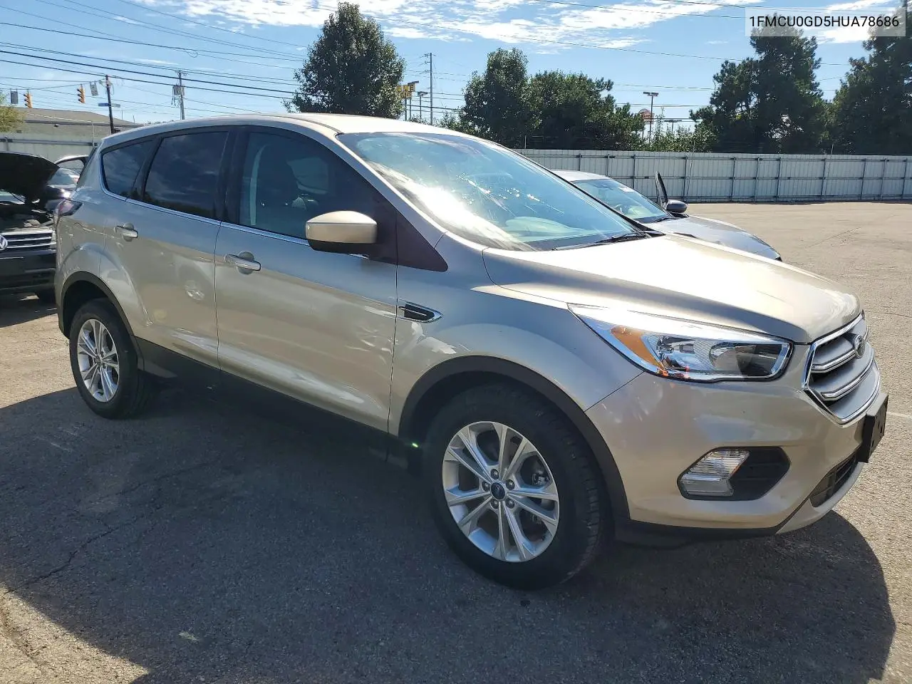 2017 FORD ESCAPE VIN 1FMCU0GD5HUA78686 — фото 4