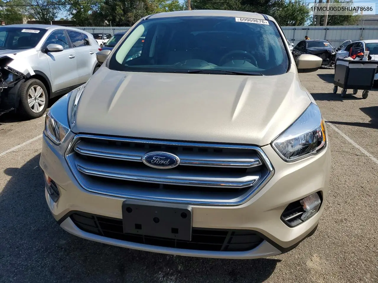 2017 FORD ESCAPE VIN 1FMCU0GD5HUA78686 — фото 5