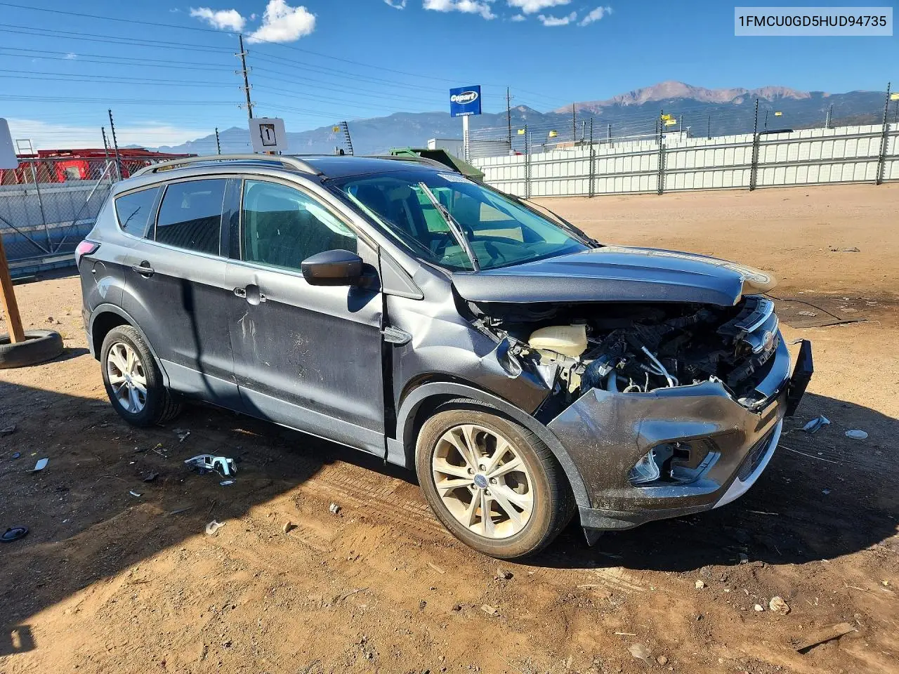 FORD ESCAPE 2017, VIN 1FMCU0GD5HUD94735