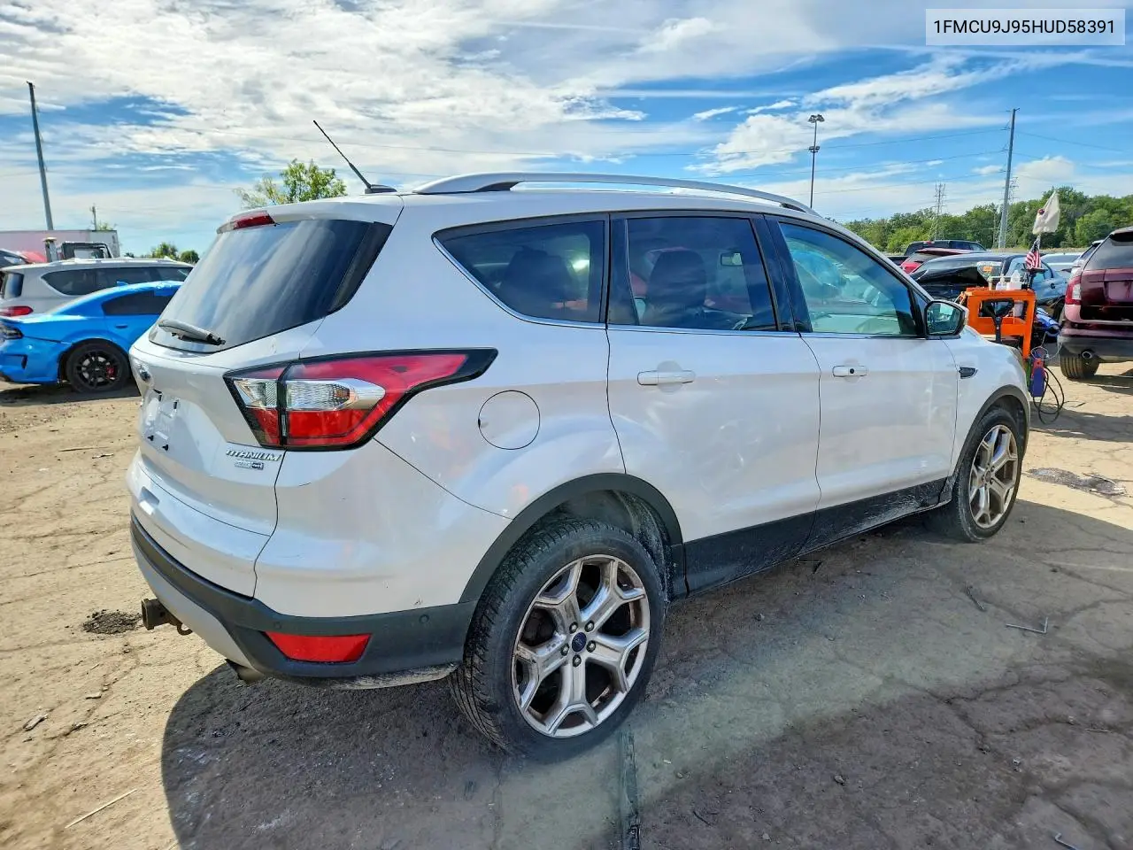 2017 FORD ESCAPE VIN 1FMCU9J95HUD58391 — фото 3