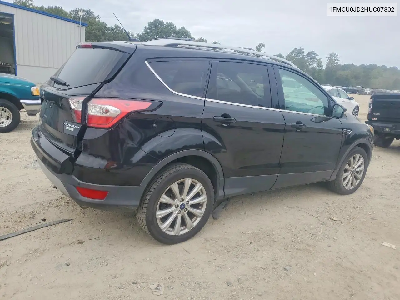 2017 FORD ESCAPE VIN 1FMCU0JD2HUC07802 — фото 3