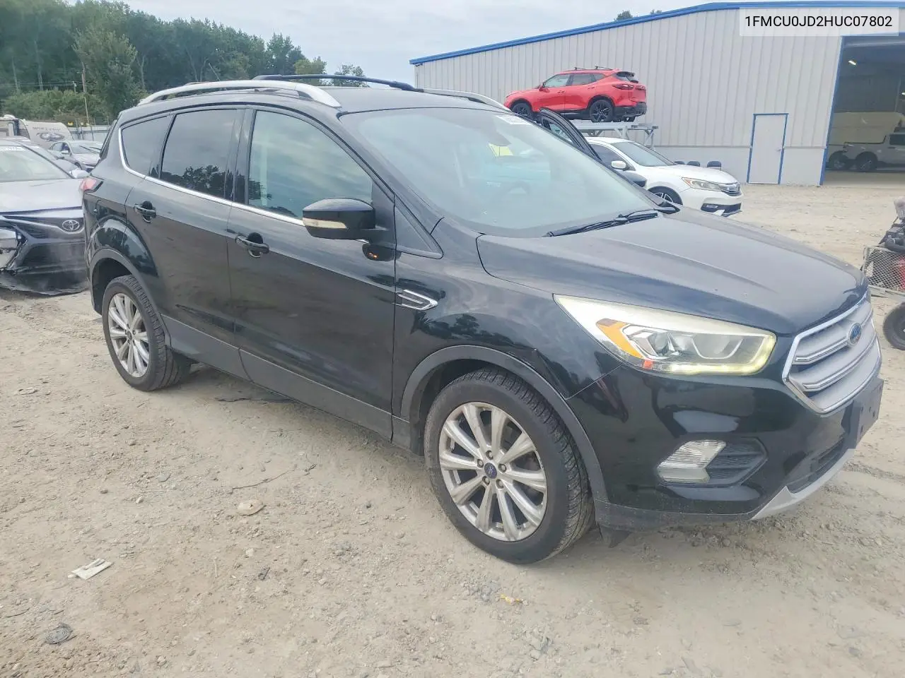 2017 FORD ESCAPE VIN 1FMCU0JD2HUC07802 — фото 4