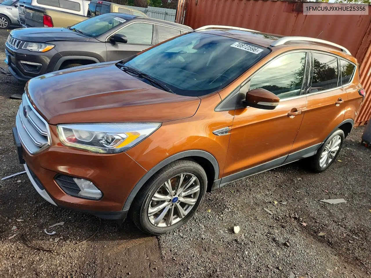 FORD ESCAPE 2017, VIN 1FMCU9J9XHUE25356