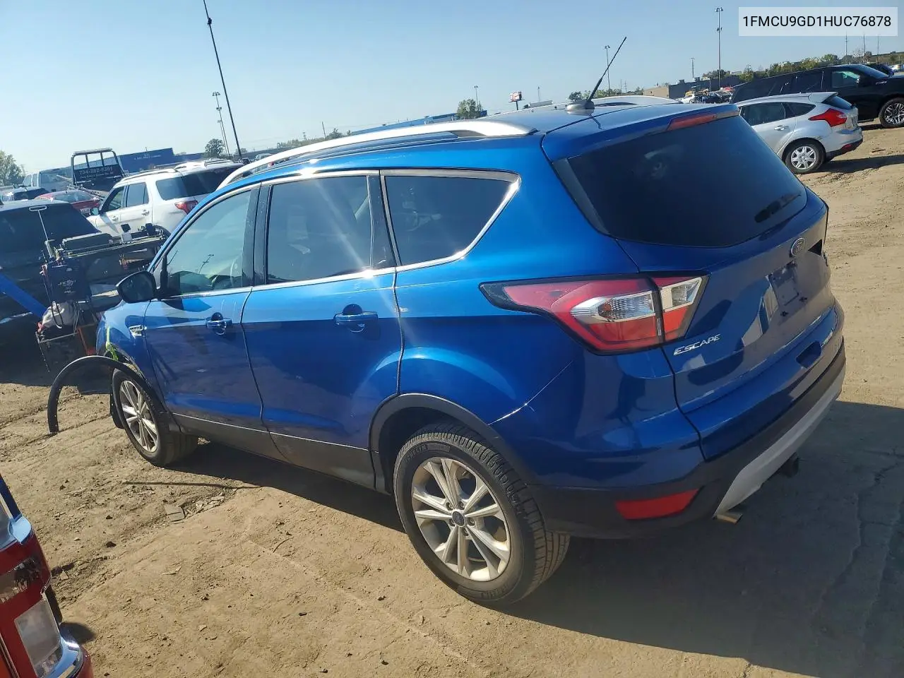 2017 FORD ESCAPE VIN 1FMCU9GD1HUC76878 — фото 2