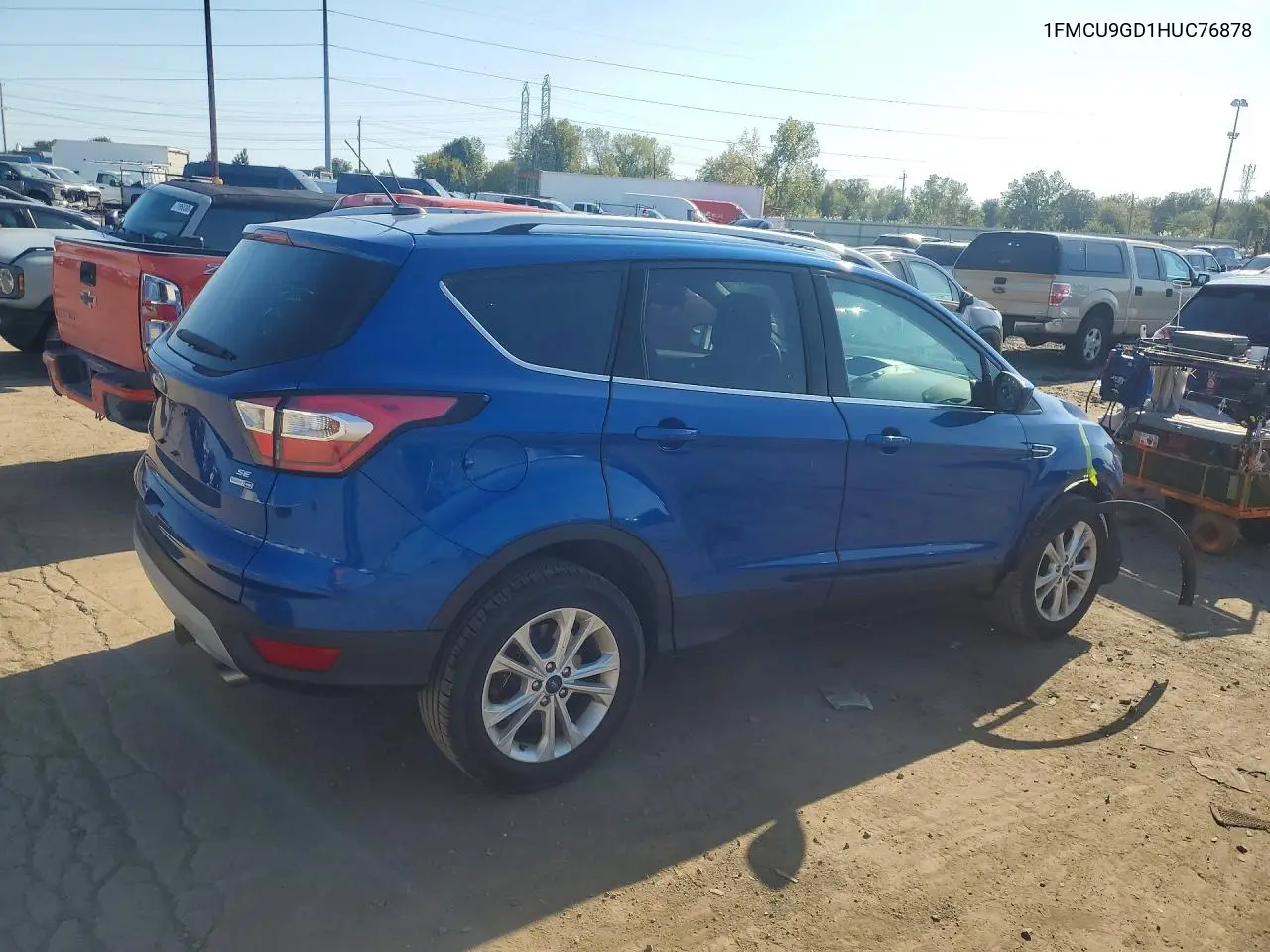 2017 FORD ESCAPE VIN 1FMCU9GD1HUC76878 — фото 3