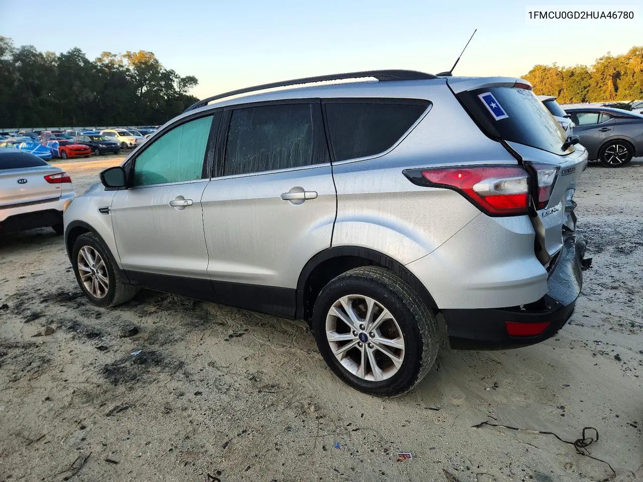 2017 FORD ESCAPE VIN 1FMCU0GD2HUA46780 — фото 2