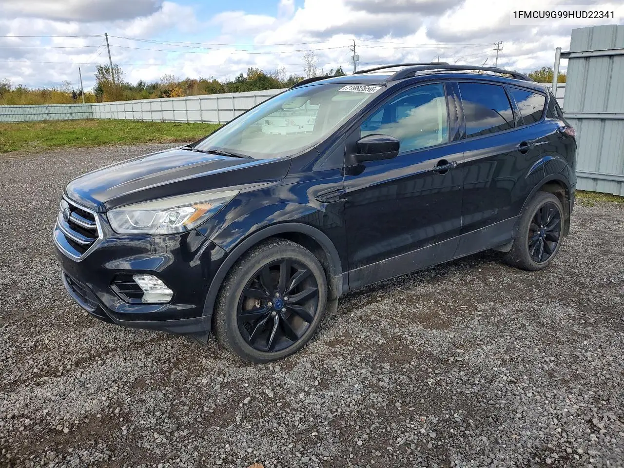 FORD ESCAPE 2017, VIN 1FMCU9G99HUD22341