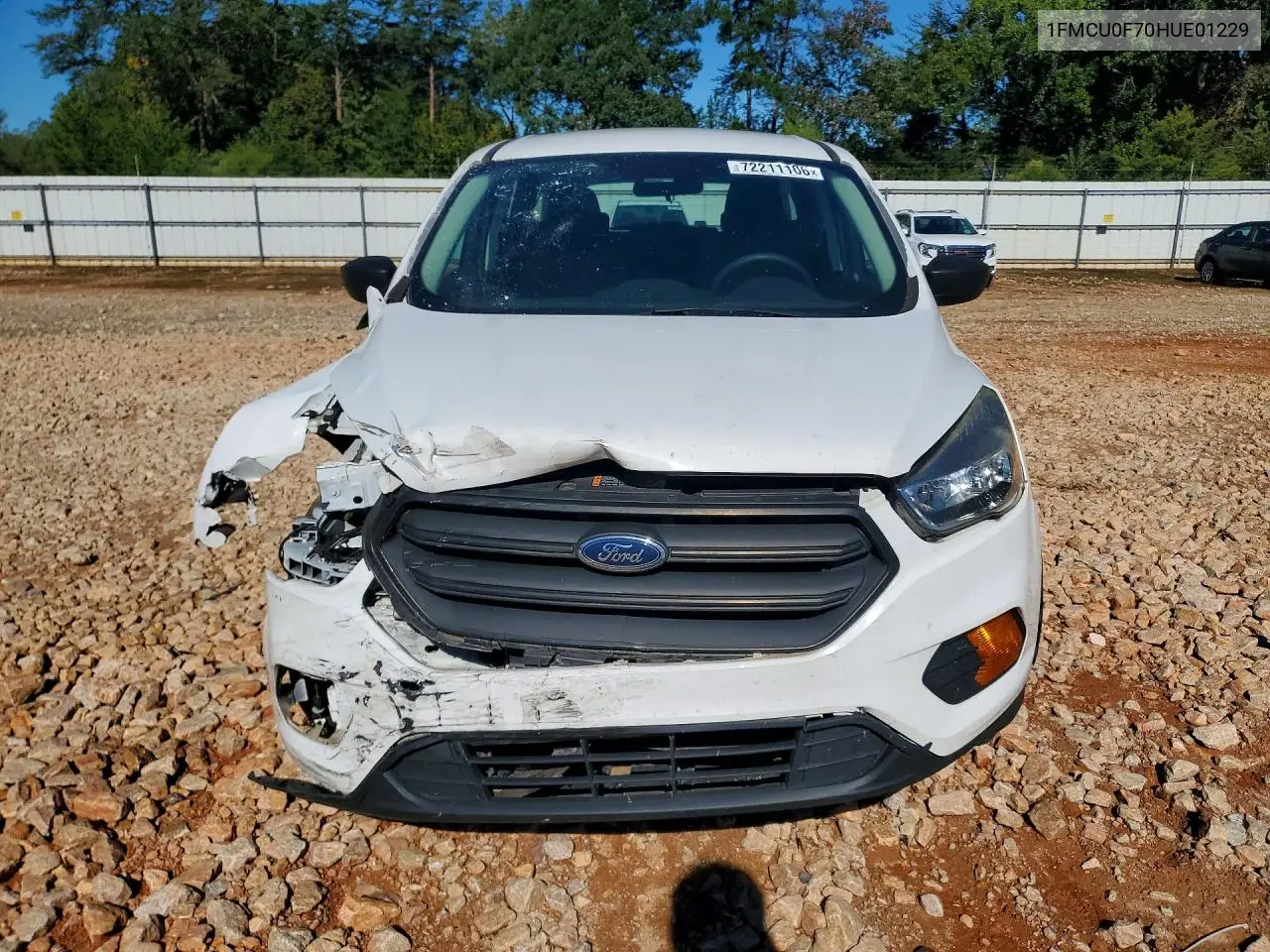 2017 FORD ESCAPE VIN 1FMCU0F70HUE01229 — фото 5