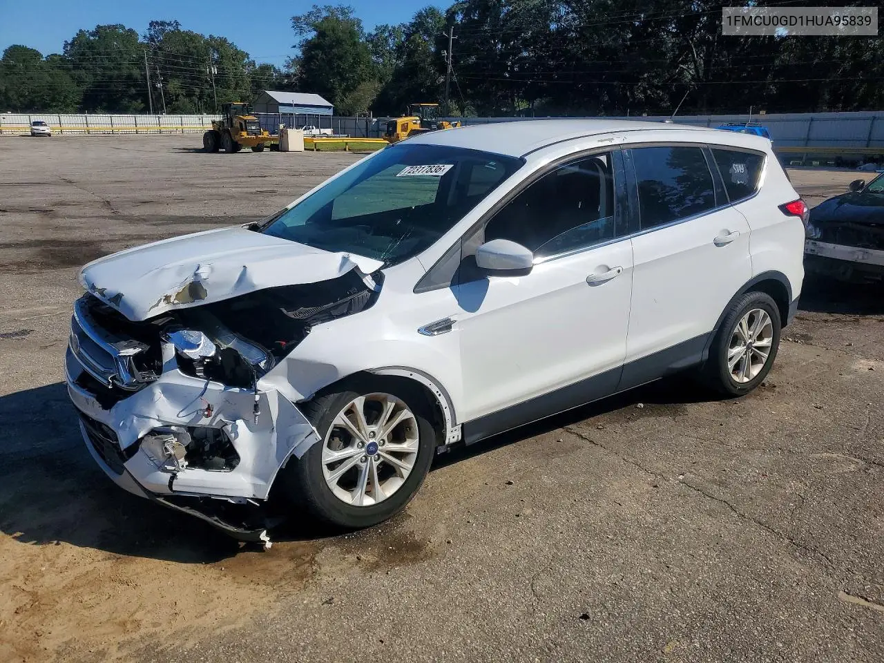 FORD ESCAPE 2017, VIN 1FMCU0GD1HUA95839