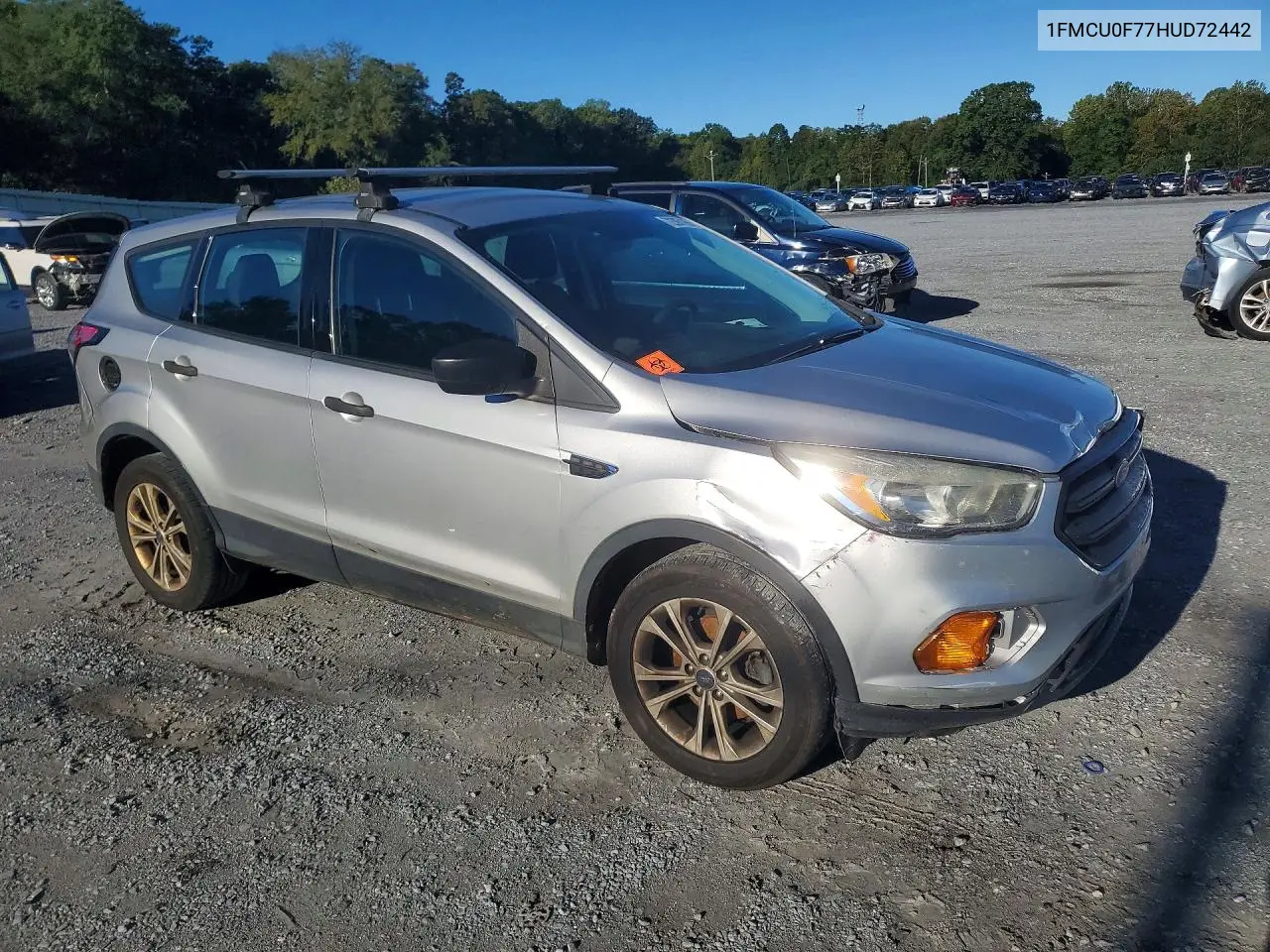 2017 FORD ESCAPE VIN 1FMCU0F77HUD72442 — фото 4