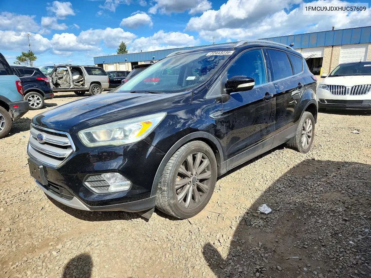 FORD ESCAPE 2017, VIN 1FMCU9JDXHUC57609