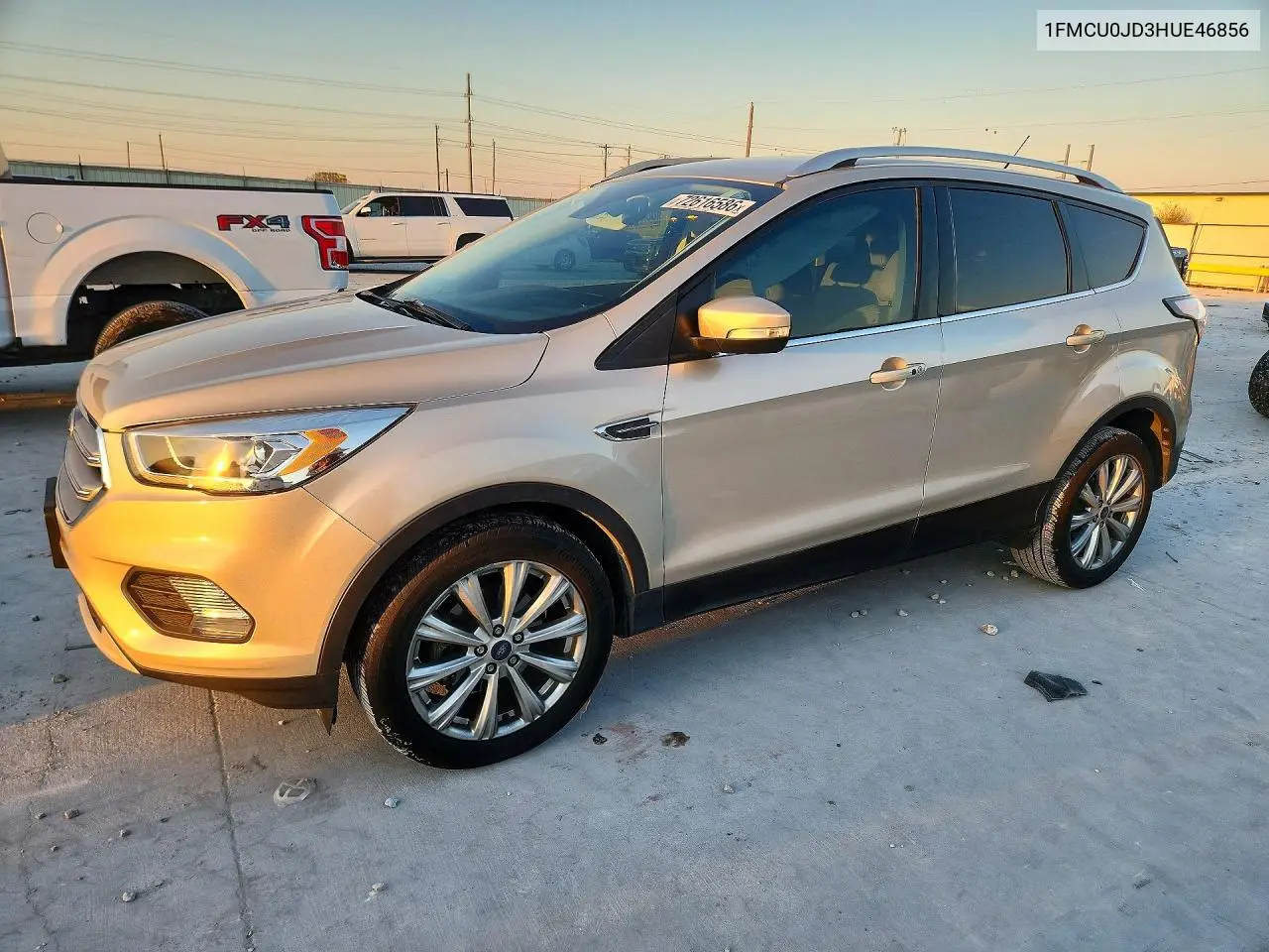 FORD ESCAPE 2017, VIN 1FMCU0JD3HUE46856