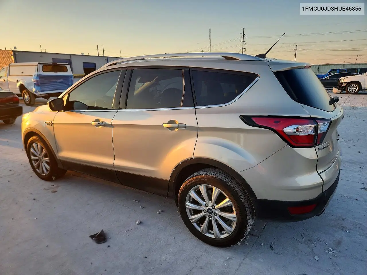 2017 FORD ESCAPE VIN 1FMCU0JD3HUE46856 — фото 2