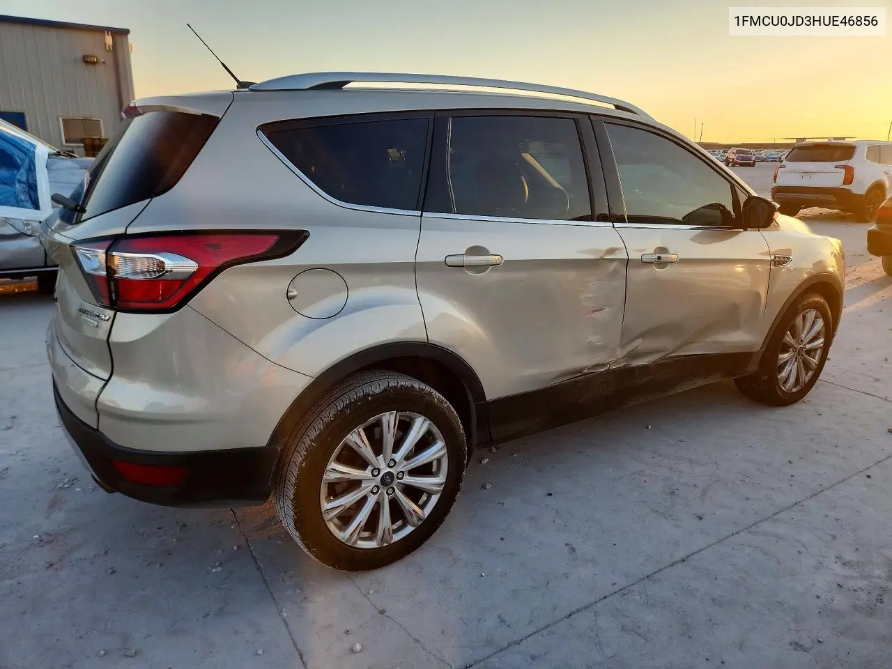 2017 FORD ESCAPE VIN 1FMCU0JD3HUE46856 — фото 3