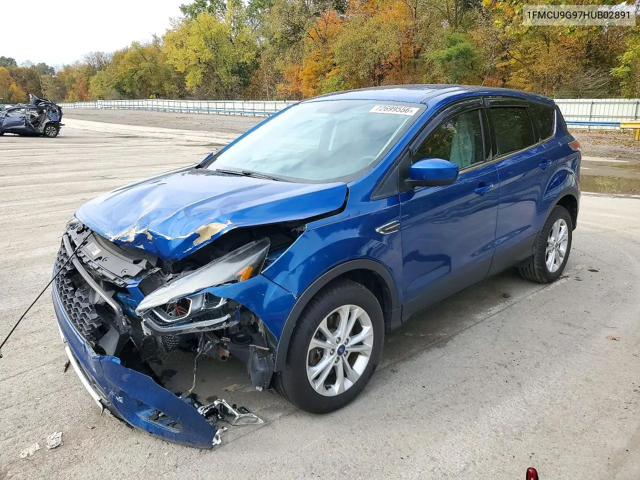 FORD ESCAPE 2017, VIN 1FMCU9G97HUB02891