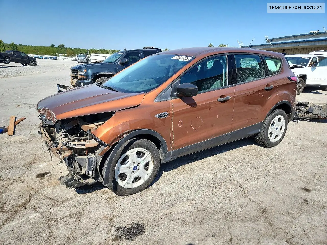 FORD ESCAPE 2017, VIN 1FMCU0F7XHUC31221