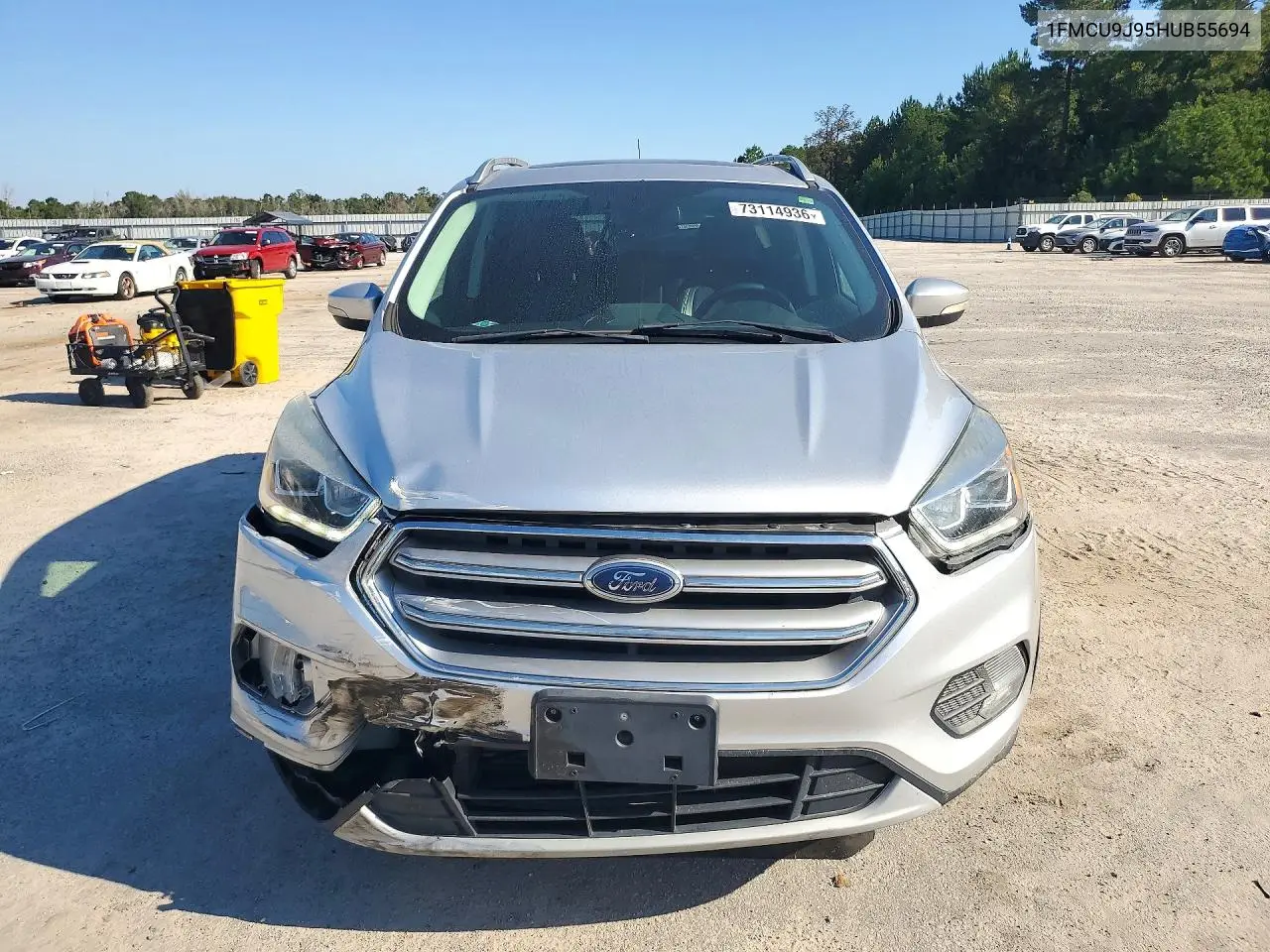 2017 FORD ESCAPE VIN 1FMCU9J95HUB55694 — фото 5