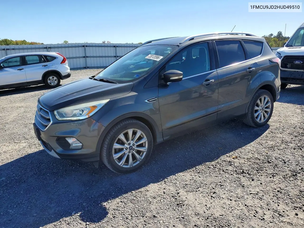 FORD ESCAPE 2017, VIN 1FMCU9JD2HUD49510