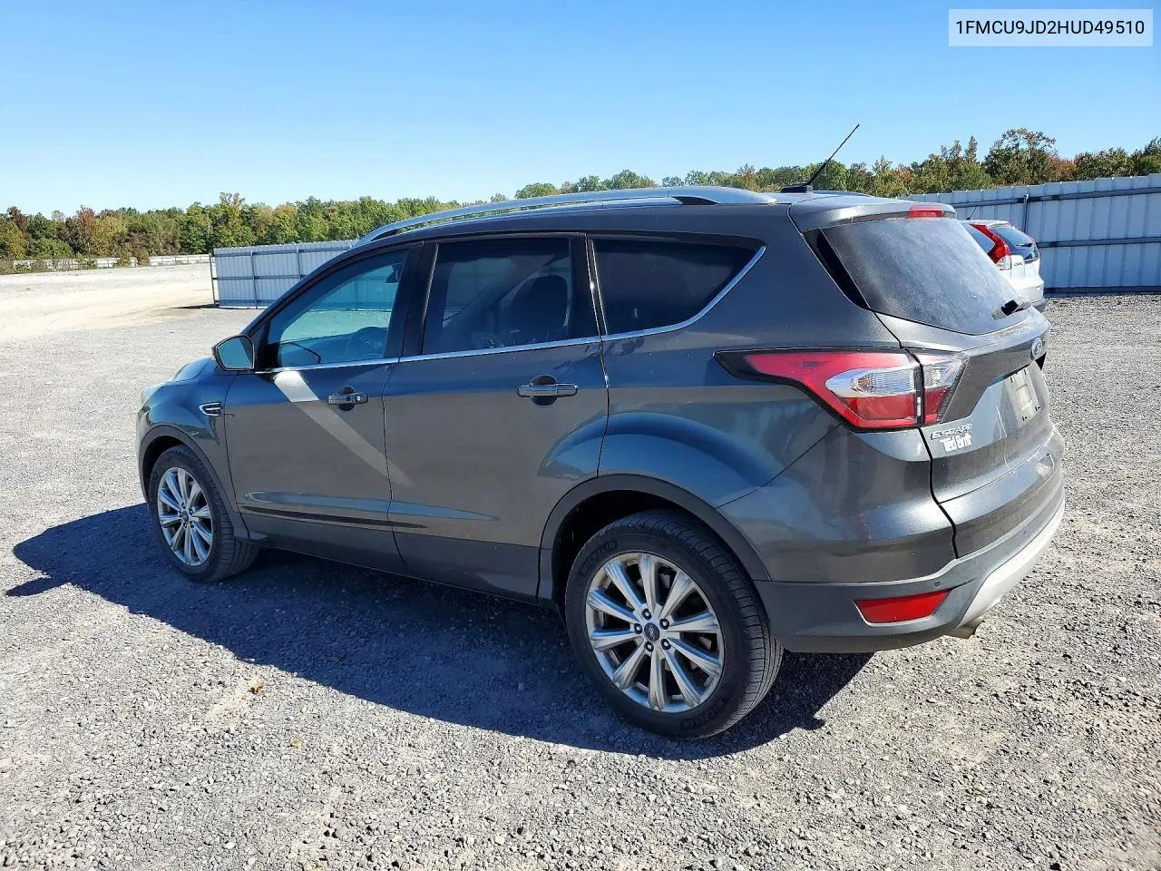 2017 FORD ESCAPE VIN 1FMCU9JD2HUD49510 — фото 2