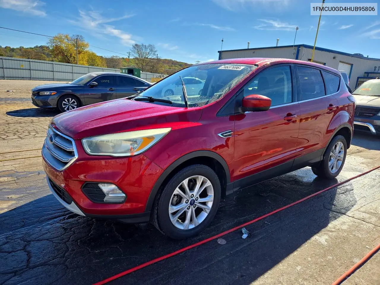 FORD ESCAPE 2017, VIN 1FMCU0GD4HUB95806