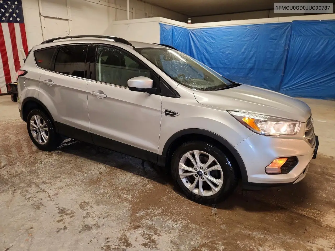 2018 FORD ESCAPE VIN 1FMCU0GD0JUC90787 — фото 4