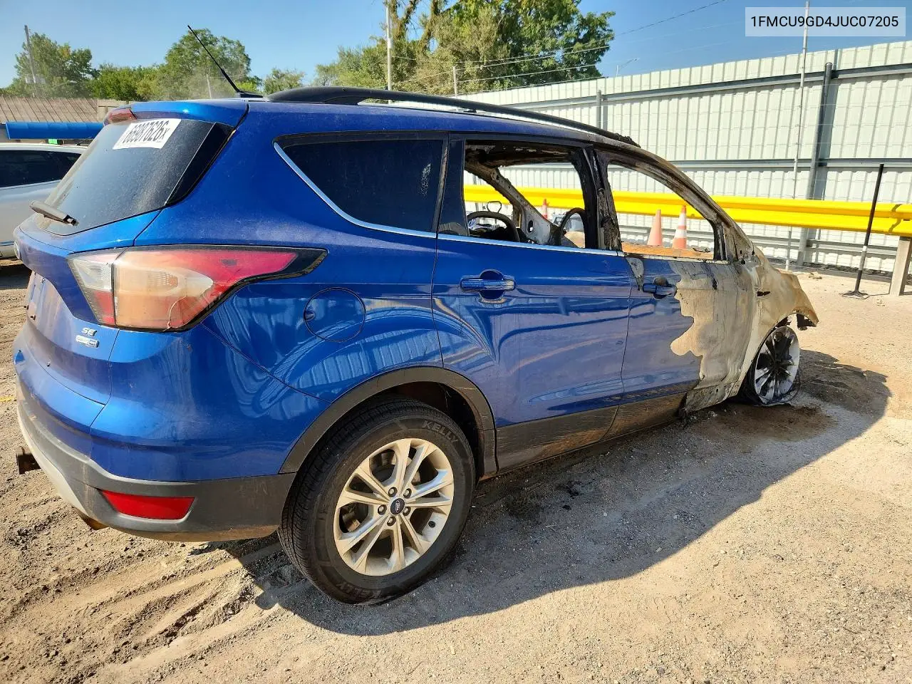 2018 FORD ESCAPE VIN 1FMCU9GD4JUC07205 — фото 3
