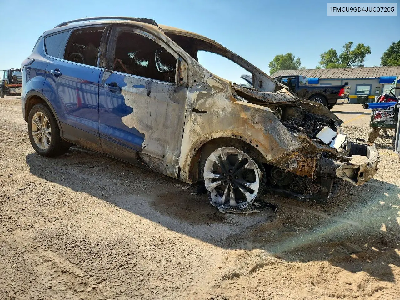 2018 FORD ESCAPE VIN 1FMCU9GD4JUC07205 — фото 4