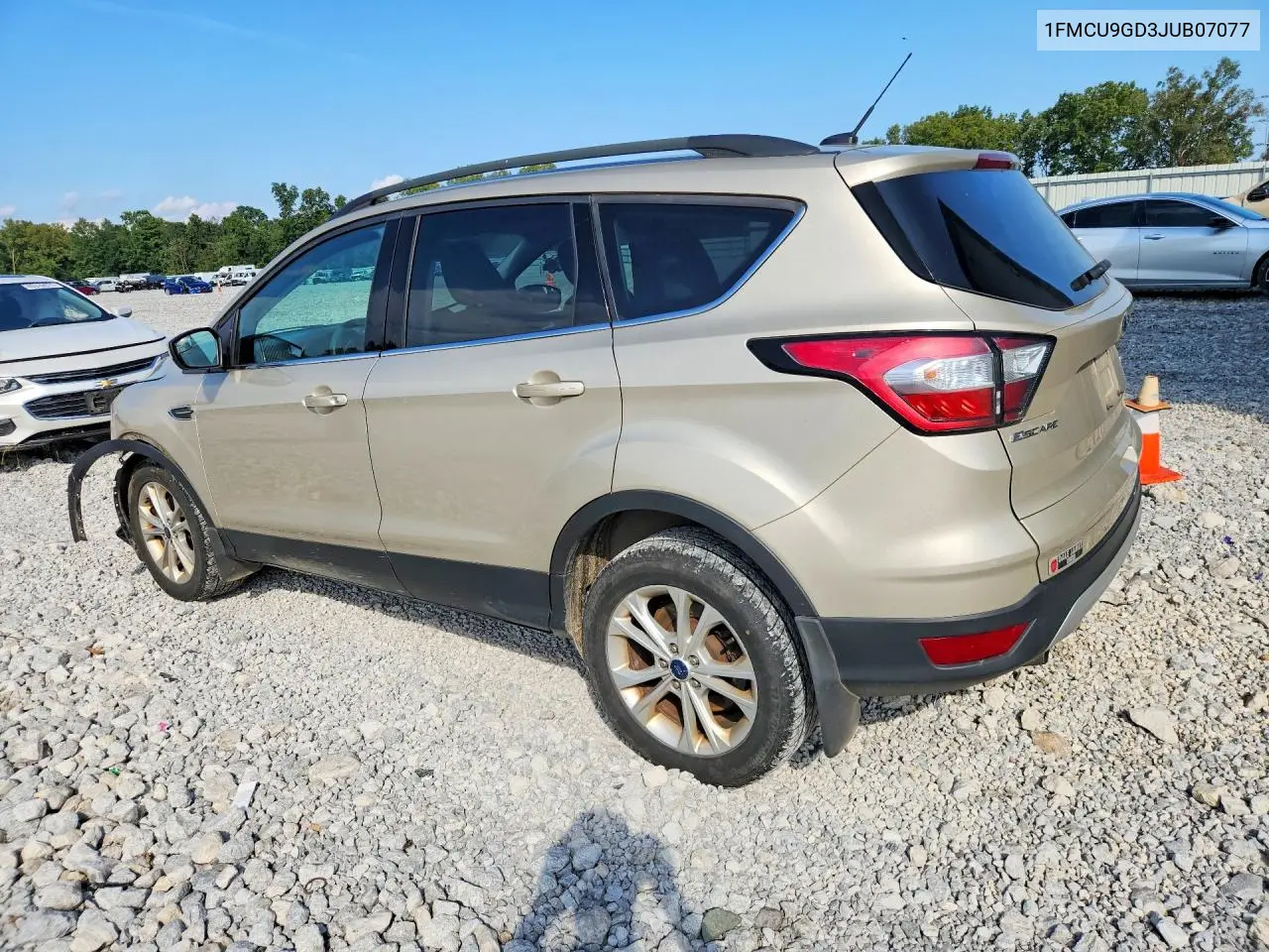 2018 FORD ESCAPE VIN 1FMCU9GD3JUB07077 — фото 2