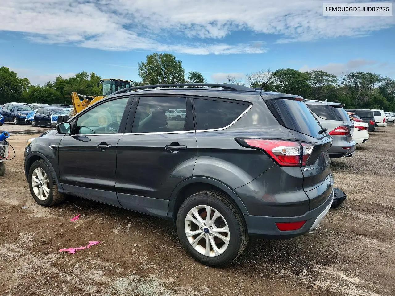 2018 FORD ESCAPE VIN 1FMCU0GD5JUD07275 — фото 2